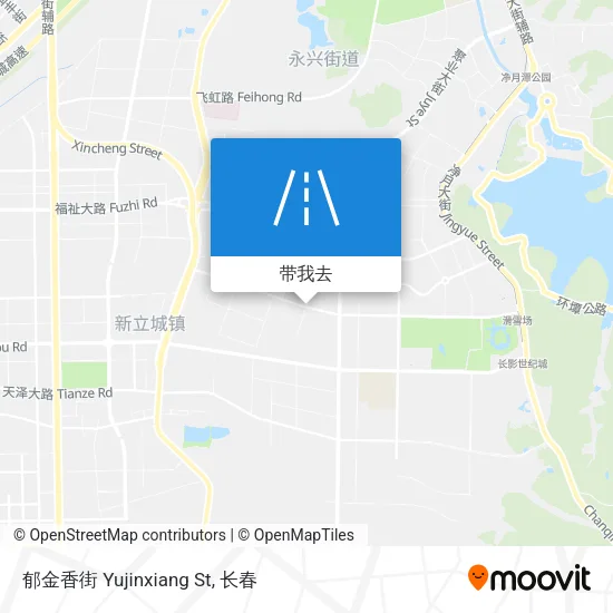 郁金香街 Yujinxiang St地图