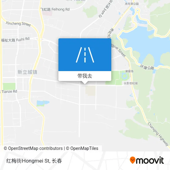 红梅街Hongmei St地图