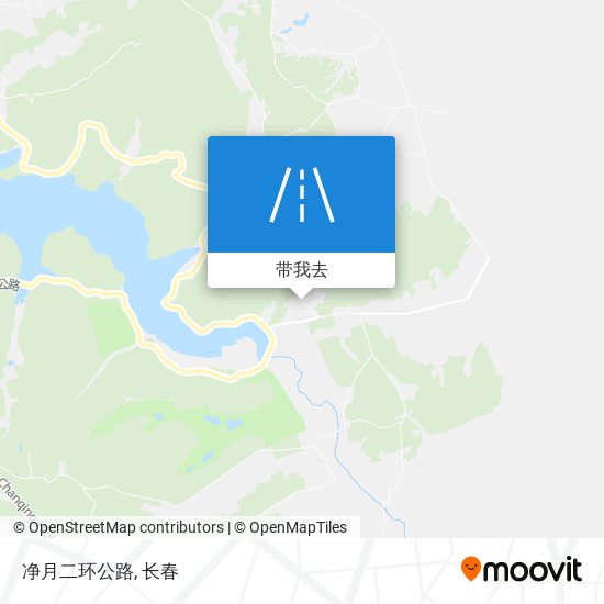 净月二环公路地图