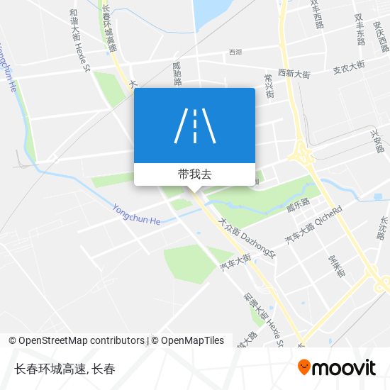 长春环城高速地图