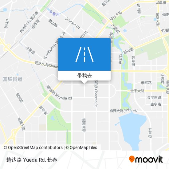 越达路 Yueda Rd地图