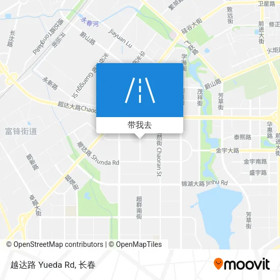 越达路 Yueda Rd地图