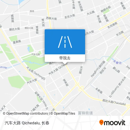 汽车大路 Qichedalu地图