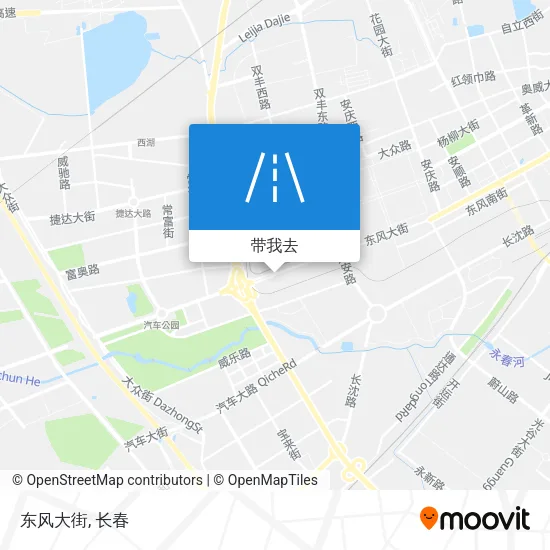 东风大街地图