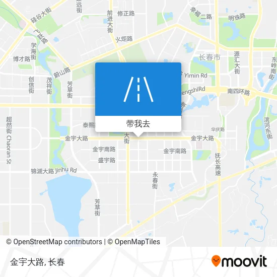 金宇大路地图