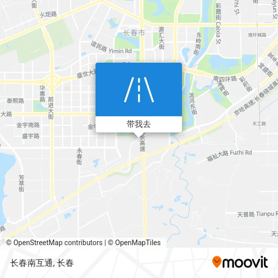 长春南互通地图