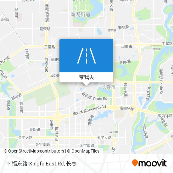 幸福东路 Xingfu East Rd地图
