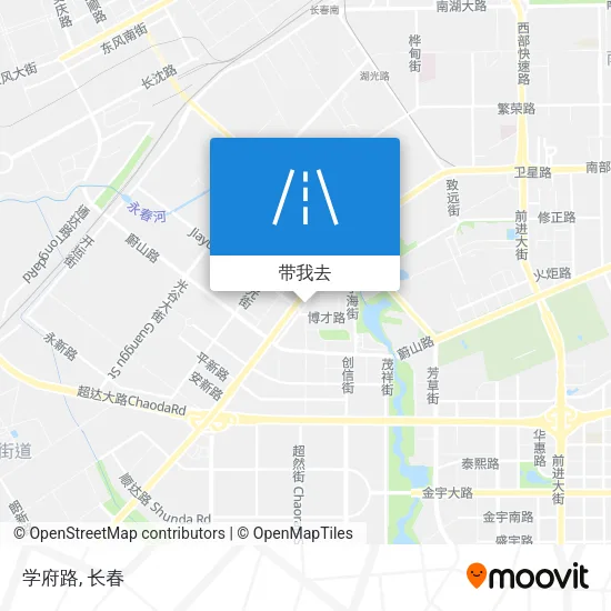 学府路地图