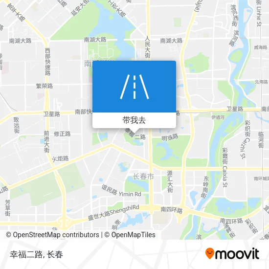 幸福二路地图