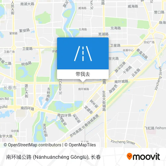南环城公路 (Nánhuánchéng Gōnglù)地图