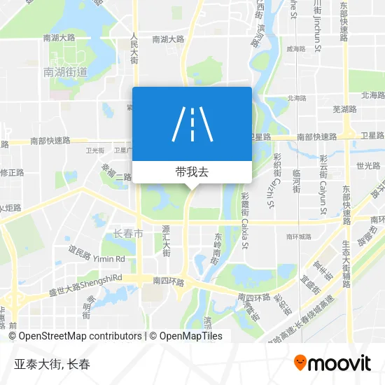 亚泰大街地图
