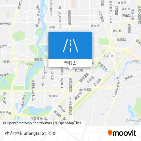 生态大街 Shengtai St地图