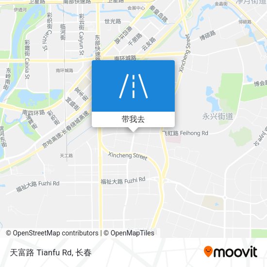天富路 Tianfu Rd地图