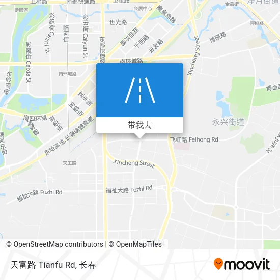 天富路 Tianfu Rd地图