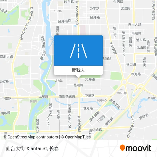 仙台大街 Xiantai St地图
