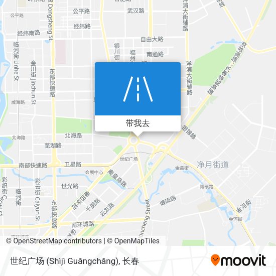 世纪广场 (Shìjì Guǎngchǎng)地图