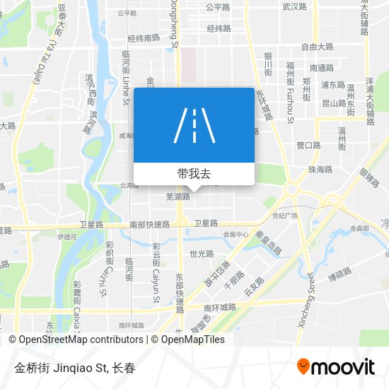 金桥街 Jinqiao St地图