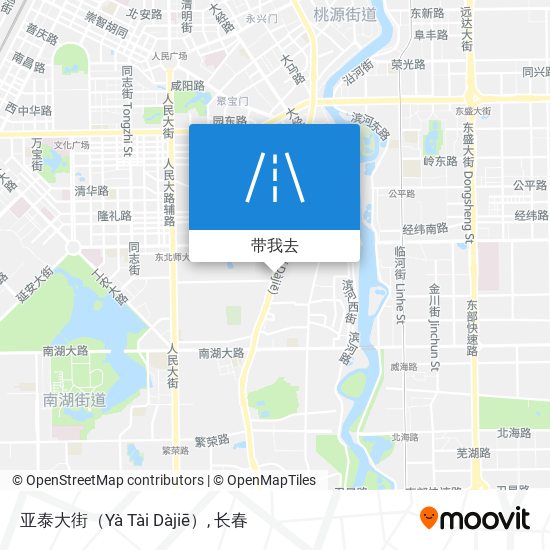 亚泰大街（Yà Tài Dàjiē）地图