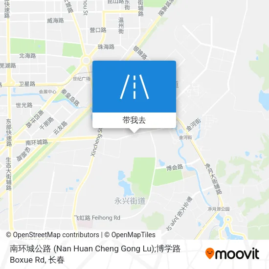 南环城公路 (Nan Huan Cheng Gong Lu);博学路 Boxue Rd地图