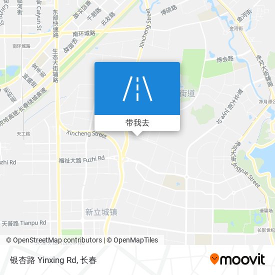 银杏路 Yinxing Rd地图