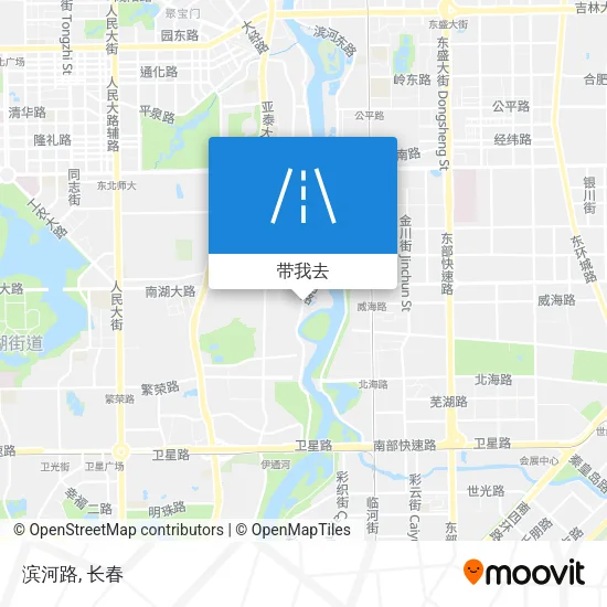 滨河路地图