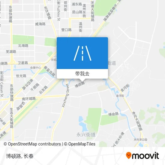 博硕路地图