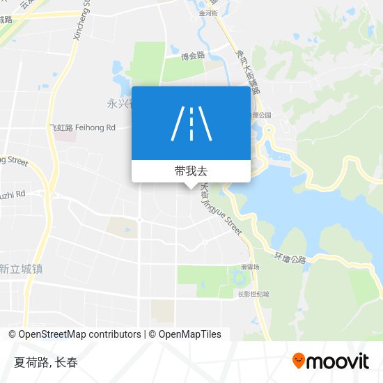夏荷路地图