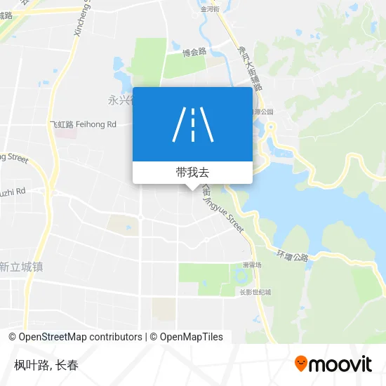 枫叶路地图