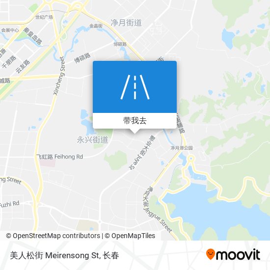 美人松街 Meirensong St地图