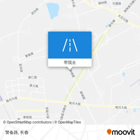 警备路地图