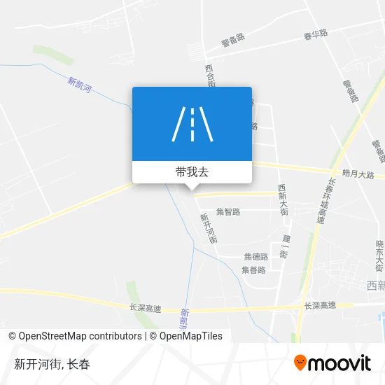 新开河街地图