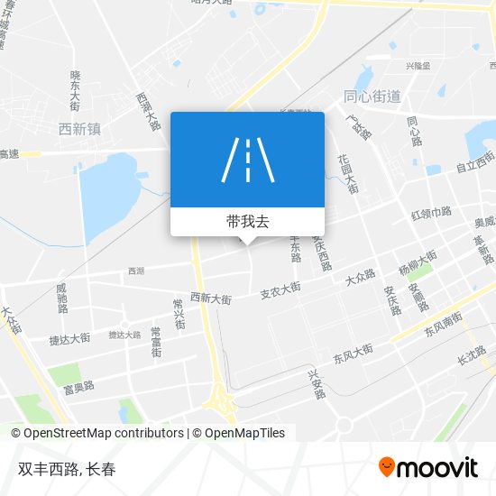 双丰西路地图