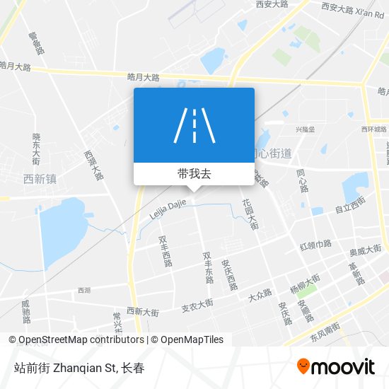 站前街 Zhanqian St地图