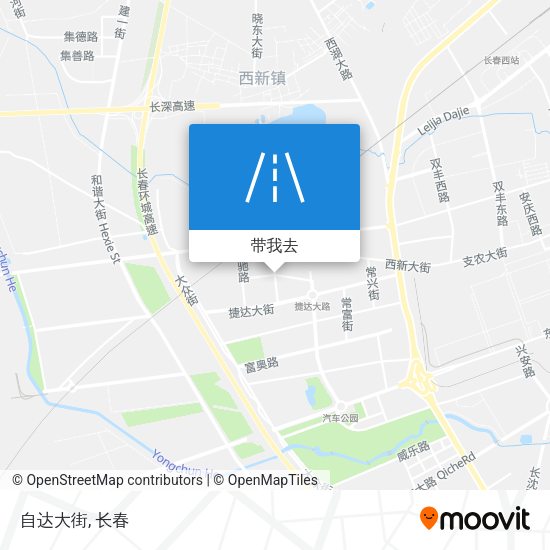 自达大街地图
