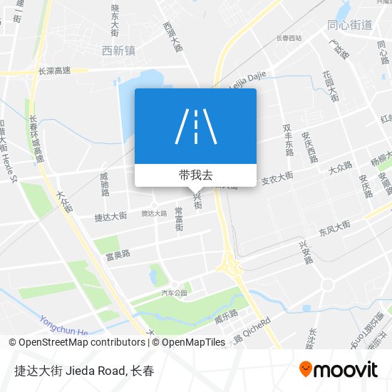 捷达大街 Jieda Road地图