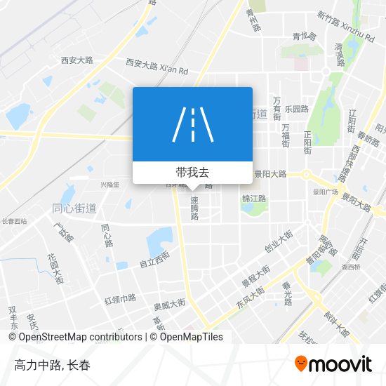 高力中路地图