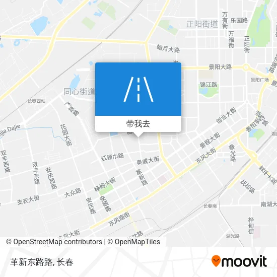 革新东路路地图