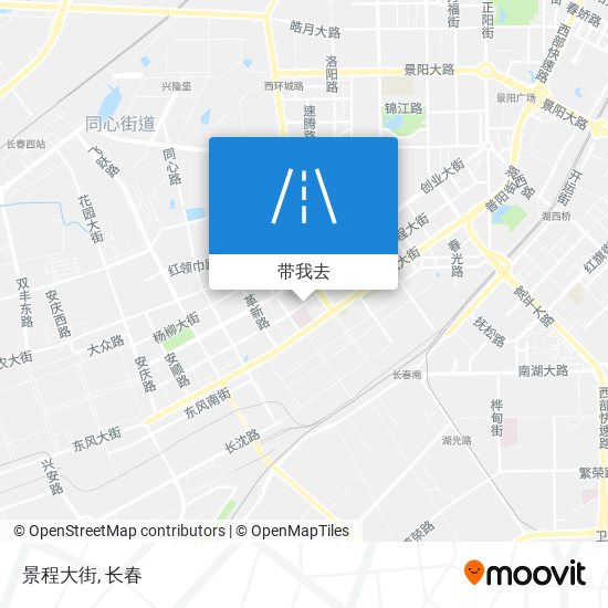 景程大街地图