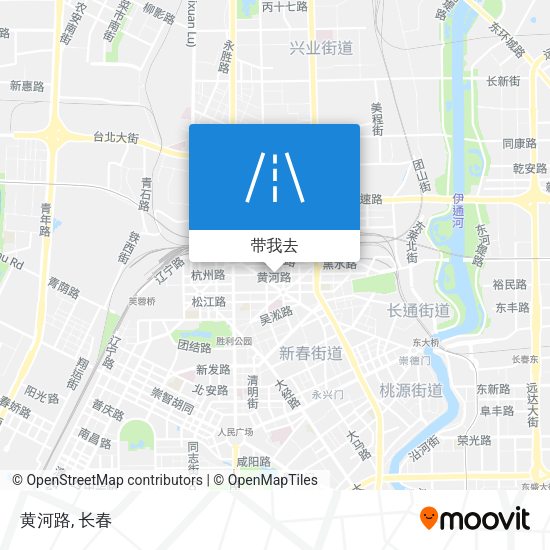 黄河路地图