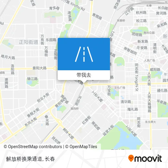 解放桥换乘通道地图