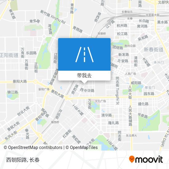西朝阳路地图