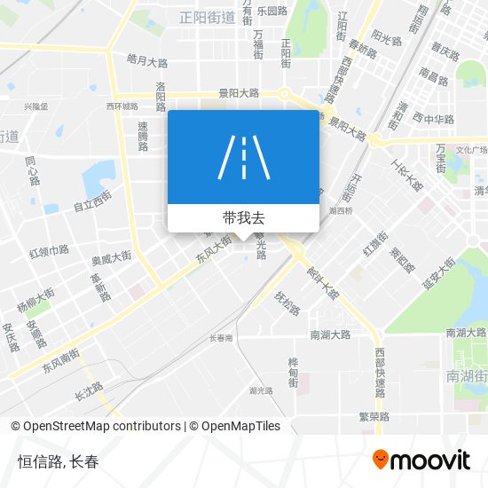 恒信路地图