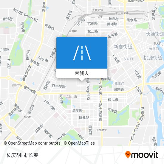 长庆胡同地图