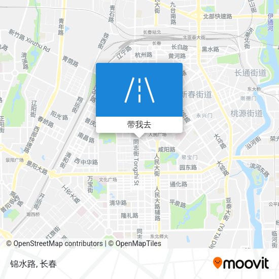 锦水路地图