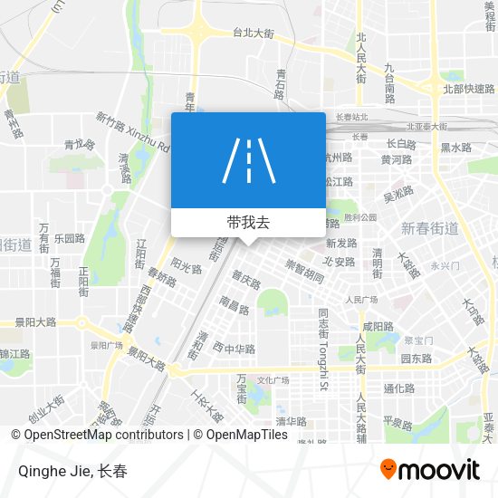 Qinghe Jie地图