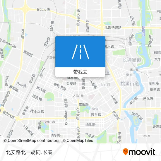 北安路北一胡同地图