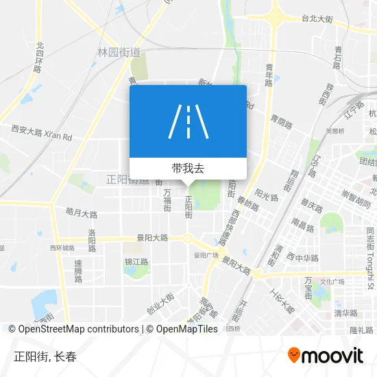 正阳街地图