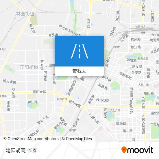 建阳胡同地图