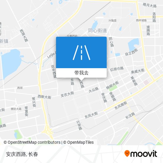 安庆西路地图