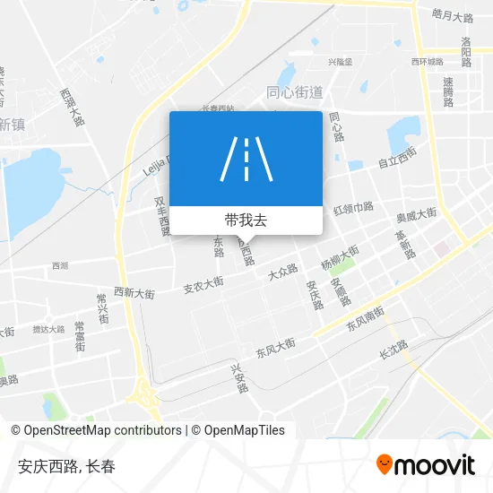 安庆西路地图